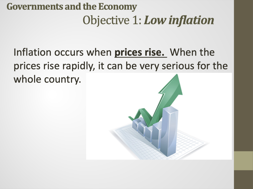 Government Objectives Presentation Notes